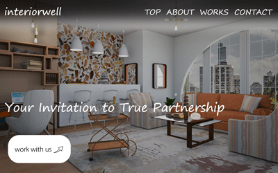 インテリアのWebサイト